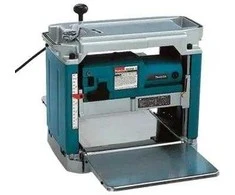 Makita 2012NBX Obliavimo staklės, 0-1,5/0-3,0mm, max 240x304mm, 8,5m/min, 1650 W su stovu