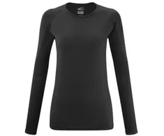 Marškinėliai bielizna MILLET W Drynamic Soft Ls Tee juoda - M