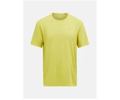 Marškinėliai mÄ™ska PEAK PERFORMANCE M Wool-Blend Shortsleeve spalva ĹĽĂłĹ‚ty - L