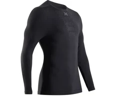 Vyriški marškinėliai ilgomis rankovėmis X-BIONIC MightyWool LS-X, juodi