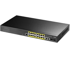 Šakotuvas Valdomas komutatorius - Cudy GS2018PS2 L2 Gigabit PoE 16 Prievadų Juodas