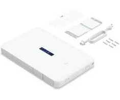 Maršrutizatorius Maršrutizatoriaus (šliuzo) valdiklis „UniFi“, NVR, komutatorius „PoE“, prieigos taškas „Wi-Fi 6 Ubiquiti UniFi Dream Wall“ (UDW-EU)