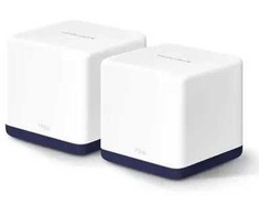 Maršrutizatorius Mercusys „Halo H50G“ (2 vnt. pakuotė) dviejų dažnių (2,4 GHz / 5 GHz) „Wi-Fi 5“ (802.11ac) baltas 3 vidiniai