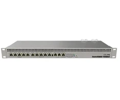 Maršrutizatorius Mikrotik RB1100AHx4 (RB1100x4), iš viso Ethernet prievadų: 13; architektūra: ARM 32 bitų; procesoriaus branduolių: 4