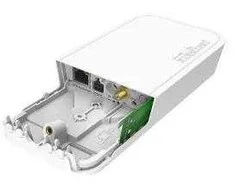 Maršrutizatorius „Mikrotik wAP LoRa8“ maršrutizatoriaus rinkinys – 300 Mbps, LAN 10/100 Mbps, 9–30 V maitinimo šaltinis, montuojamas ant lubų, baltas korpusas, vidinė ir išorinė antenos, „Atheros QCA9531 650 MHz“, 16 MB „Flash“ atmintis