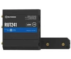 Pramoninis maršrutizatorius Teltonika RUT241 eSIM 4G LTE Cat 4, 2x RJ45 100Mb/s