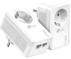 Maršrutizatorius TP-Link AV1000 2 POWERLINE STARTER KIT/2-PORT GIGABIT PASSTHROUGH