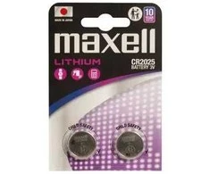 MAXELL CR2025 ličio baterijos, 2 vnt., 3V
