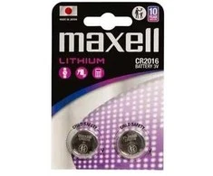 MAXELL ličio baterijos LITIO CR2016 2 vnt. 3V