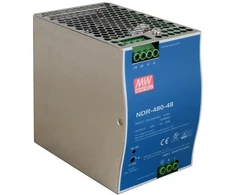 Mean Well IŠJUNGIMO MAITINIMO ŠULINIO DIN bėgelio MEDŽIAGOS NDR-480-48 48V/480W/10A