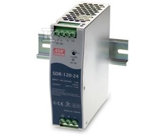 Mean Well MAITINIMO TAIKYMAS DIN bėgeliui 120W 24V 5A