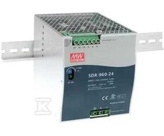 Mean Well MAITINIMO TAIKYMAS DIN bėgeliui 960W 24V 40A