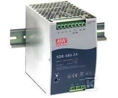Mean Well MAITINIMO TAIKYMAS DIN bėgeliui 480W 24V 20A
