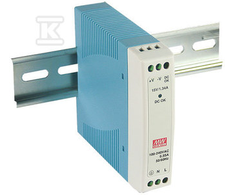 Mean Well MAITINIMO TAIKYMAS DIN bėgeliui 10W 24V 0,42A