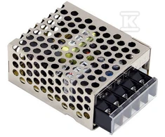 Impulsinis maitinimo šaltinis 12V 15W 1.3A, IP20, MEAN WELL, RS-15-12