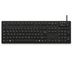 MediaRange MROS273 klaviatūra Dom/Biuro USB QWERTZ Niemiecki Juodas