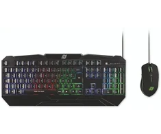 MediaRange MRGS102 klaviatūra Dołączona myszka Gaming USB QWERTZ Niemiecki Juodas