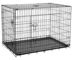 Metalowa klatka šuniui, kojec, dydis XXXL 122x76x83 cm , REBEL ANIMALS