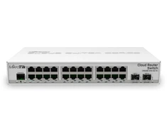 Šakotuvas MikroTik CRS326-24G-2S+IN | Jungiklis | 24x RJ45 1000Mb/s, 2x SFP+