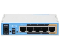 MikroTik hAP ac lite | Maršrutizatorius WiFi | RB952Ui-5ac2nD, dviejų juostų, 5x RJ45 100 Mb/s