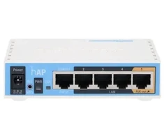 MikroTik hAP | Maršrutizatorius WiFi | RB951Ui-2nD, 2,4 GHz, 5x RJ45 100 Mb/s