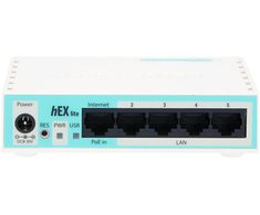 MikroTik hEX lite | Maršrutizatorius | RB750r2, 5x RJ45 100Mb/s