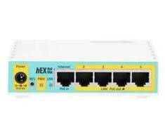 MikroTik hEX PoE lite | Maršrutizatorius | RB750UPr2, 5x RJ45 100Mb/s, 1x USB