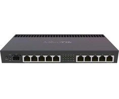 MikroTik RB4011IGS+RM | Maršrutizatorius | 10x RJ45 1000Mb/s, 1x SFP+