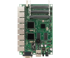 Maršrutizatorius Mikrotik RB493G karta jungiama į tinklą Wewnętrzny Ethernet