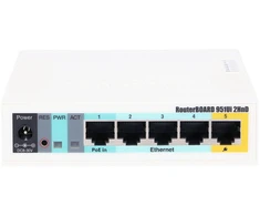 MikroTik RB951Ui-2HnD | Maršrutizatorius WiFi | 2,4 GHz, 5x RJ45 100 Mb/s, 1x USB