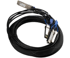 Šakotuvas „MikroTik XQ+BC0003-XS+“ | QSFP28 į 4x SFP28 išjungimo kabelis | 1x QSFP28 į 4x SFP28, 3 m