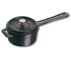 STAUB Mini ketaus puodas 250 ml, juodas