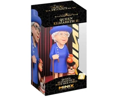 MINIX QUEEN ELIZABETH - QUEEN ELIZABETH II WITH CORGI