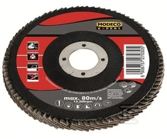 Modeco Convex šlifavimo diskas 125mm, granuliavimas 100 10vnt. - MN-68-824