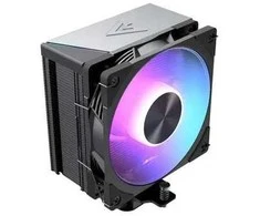 MODECOM Volcano 0C T701 ARGB Processor Oro vėsintuvas 12 cm Juodas