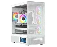 MODECOM Volcano Volcano AQ400 ARGB Midi Baltas
