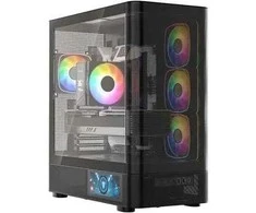 MODECOM Volcano Volcano AQ400 ARGB Midi Juodas