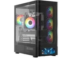 MODECOM Volcano Volcano AQ500 ARGB Midi Juodas