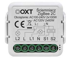 OXT OXT mini dimerio modulis 2 grandinėms ZigBee TUYA