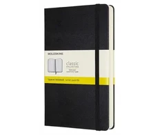 Moleskine Pastabos Classic 13x21 tinklelis, juoda