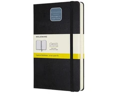 Moleskine Pastabos Classic 13x21 tt. juodas tinklelis