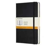 Moleskine Pastabos Classic 13x21 dvi eilutės juodos