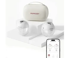 Momcozy M5 krūties pompa su programėlės valdymu – dvigubas rinkinys Pilkas