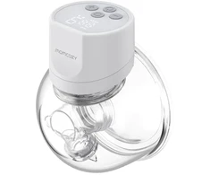 MOMCOZY S12 Pro – nešiojamas pieno siurblys, baltas, vieno rinkinio 180 ml