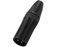 Monacor Jungtis XLR/m Neutrik NC3MXX-B