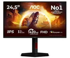 AOC G4 25G4KUR monitorius komputerowy 62,2 cm (24.5") 1920 x 1080 px Full HD LED Juodas, Raudona