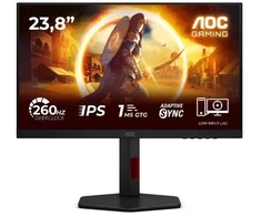 Monitorius AOC 24G4ZR | 24 " | Fast IPS | FHD | 16:9 | 240 Hz | 1 ms | 1920 x 1080 pikselių | 300 cd/m2 | HDMI jungtys quantity 2 | Juodas