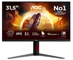 AOC G4 U32G4U monitorius komputerowy 80 cm (31.5") 3840 x 2160 px 4K Ultra HD Juodas, Raudona