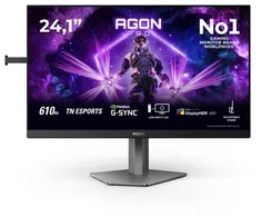 AOC G2 AG246FK6 monitorius komputerowy 61,2 cm (24.1") 1920 x 1080 px Full HD LED Juodas, Pilka