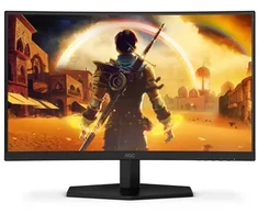 AOC G4 23.6" VA FHD 180Hz monitorius komputerowy 59,9 cm (23.6") 1920 x 1080 px Full HD LCD Juodas, Raudona